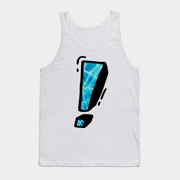 Exlamation Mark Tank Top by VANDERVISUALS